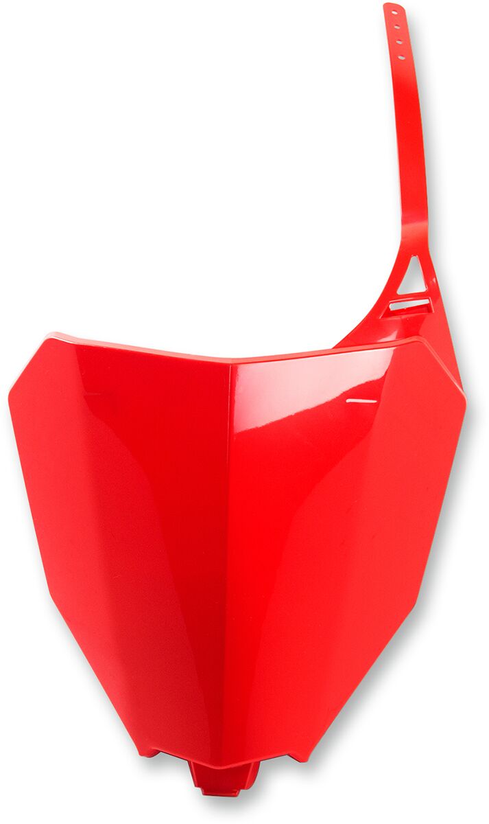 UFO FRONT NUMBER PLATE HONDA CRF450R/RX CRF-RED HO04686#070