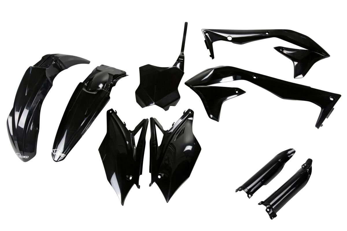 UFO COMPLETE BODY KIT KAWASAKI KXF450 BLACK KAKIT223F@001
