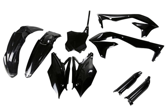UFO Complete Body Kit Kawasaki KXF450 Black KAKIT223F@001