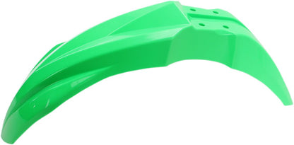 UFO FRONT FENDER KAWASAKI KXF250/450 FLUO GREEN KA04733#AFLU