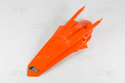 UFO REAR FENDER W/PINS KTM EXC ORANGE KT04081#127