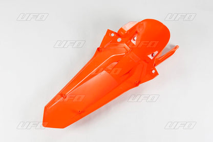 UFO REAR FENDER W/PINS KTM EXC ORANGE KT04081#127