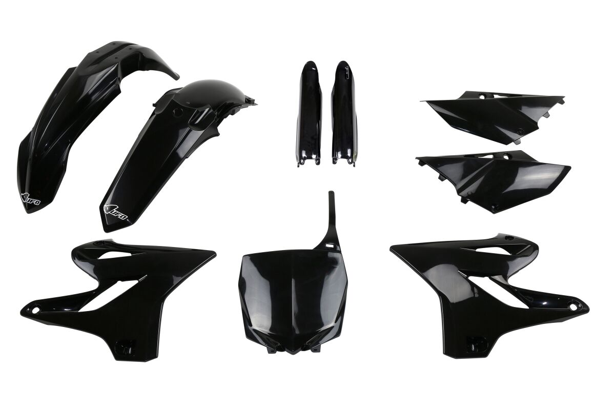 UFO COMPLETE BODY KIT YAMAHA YZ125/250 BLACK YAKIT319F@001