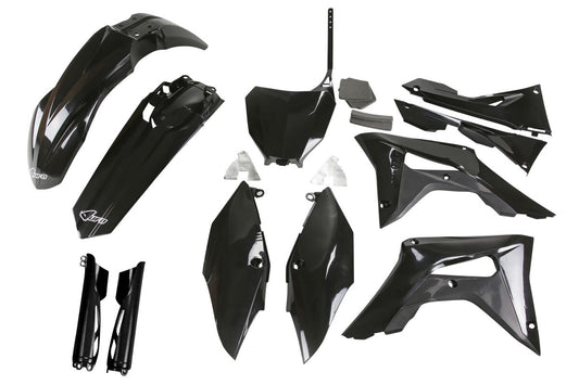 UFO COMPLETE BODY KIT HONDA CRF450R BLACK HOKIT123F@001