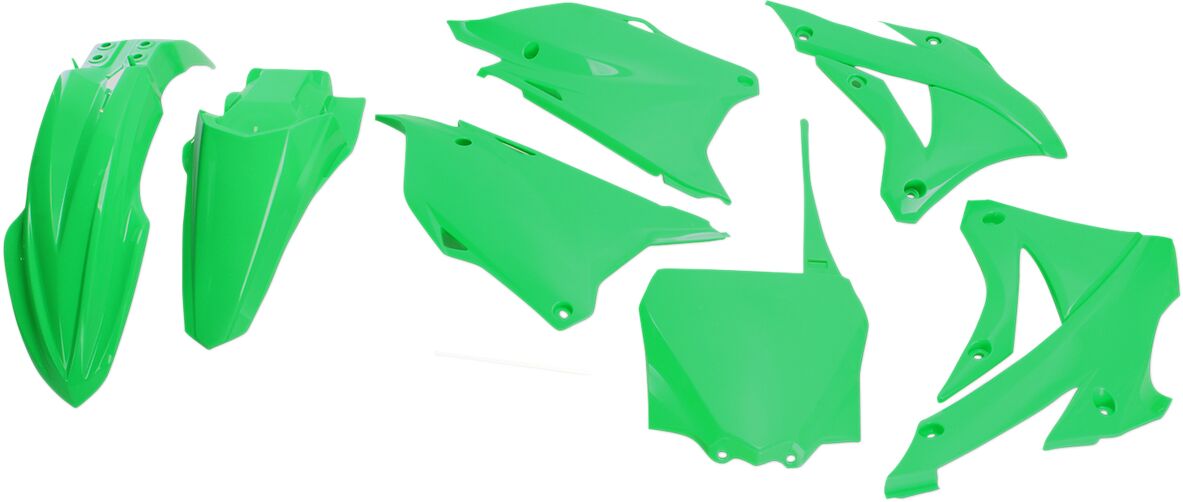 UFO BODY KIT KX85 14-21 FLO GREEN KAKIT222@AFLU