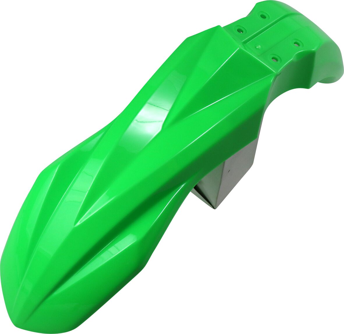 UFO FRONT FENDER KAWASAKI FLUO GREEN KA04748#AFLU