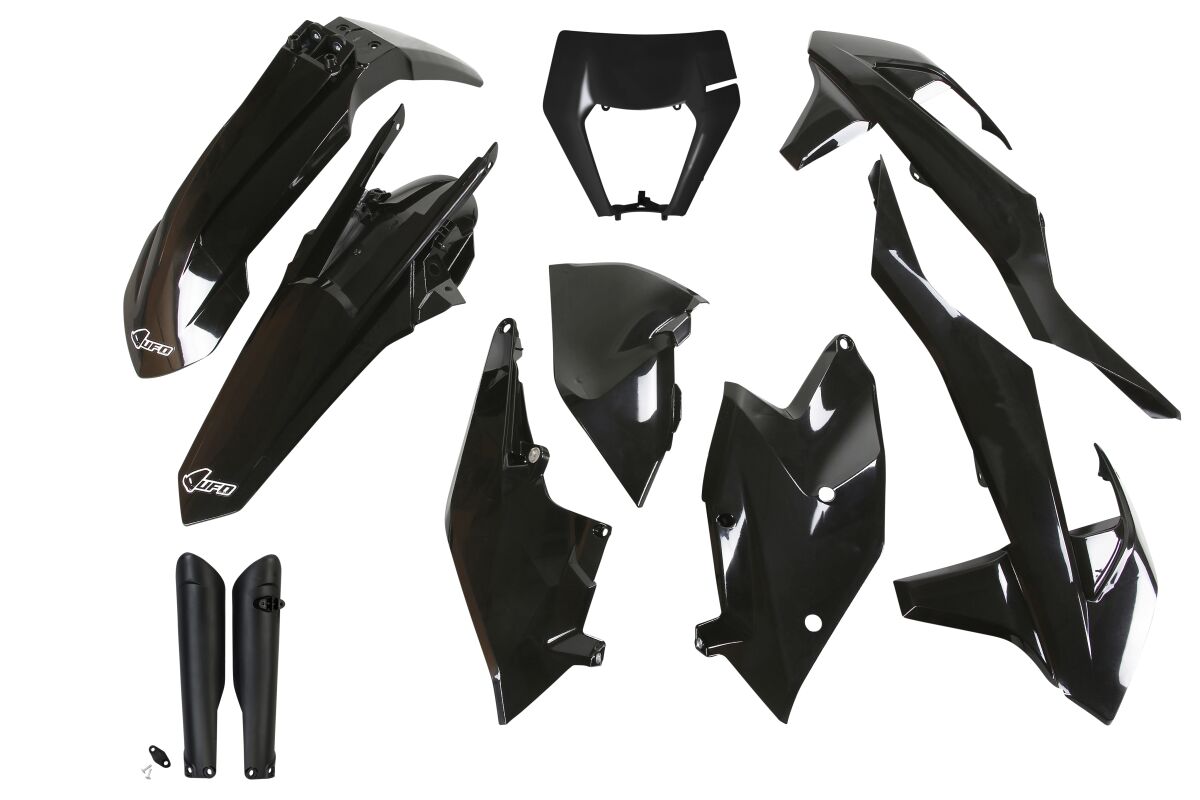 UFO BODY KIT FULL EXC 17-19 BLK KTKIT523F@001