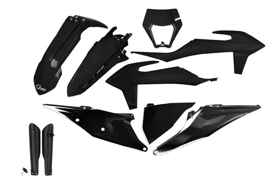 UFO BODY KIT FULL EXC 20-23 BLK KTKIT527F@001