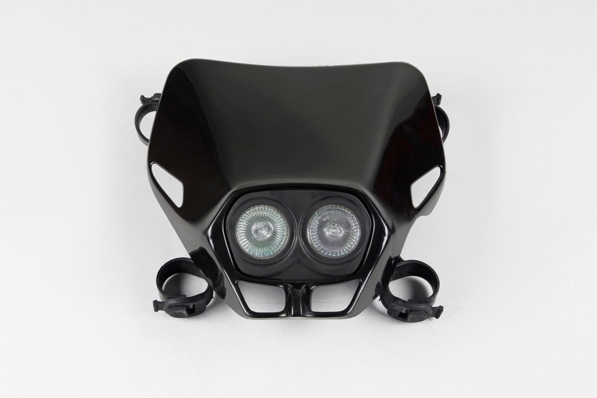 UFO FIRE-FLY TWINS HEADLIGHT (12V/35W) BLACK PF01700#001