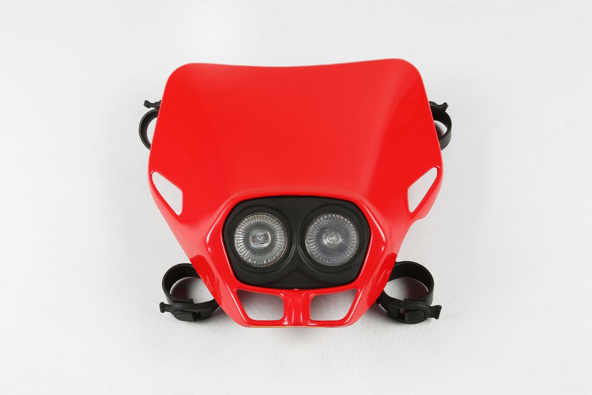 UFO FIRE-FLY TWINS HEADLIGHT (12V/35W) CRF-RED PF01700#070