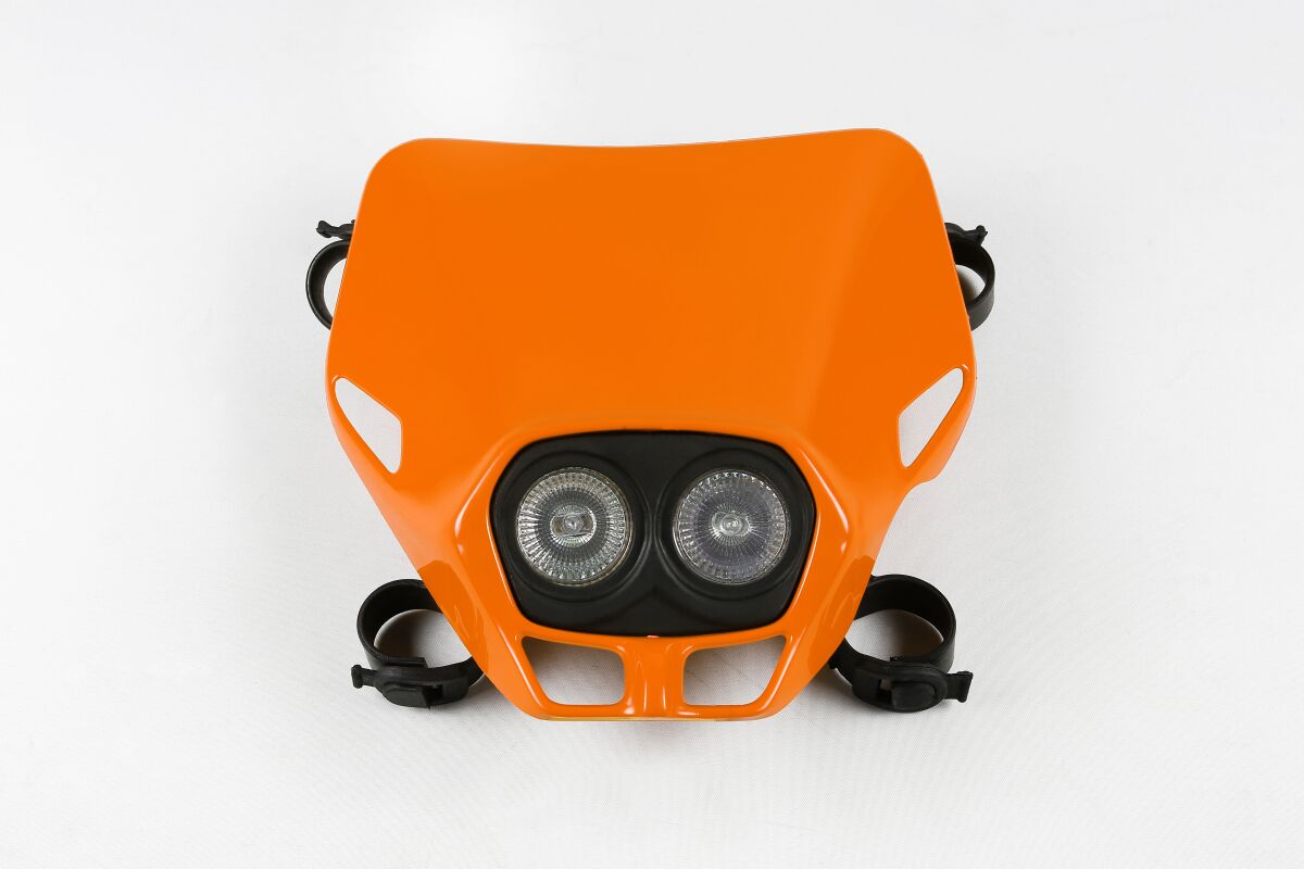 UFO FIRE-FLY TWINS HEADLIGHT (12V/35W) KTM-ORANGE PF01700#127