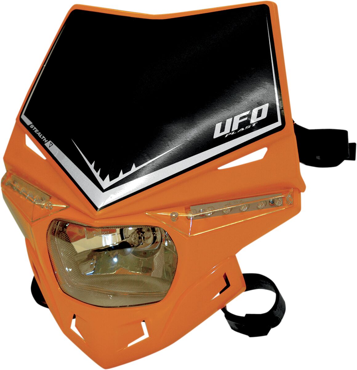 UFO STEALTH HEADLIGHT (12V/35W & LED) SINGLE COLOR KTM-ORANGE PF01715#127
