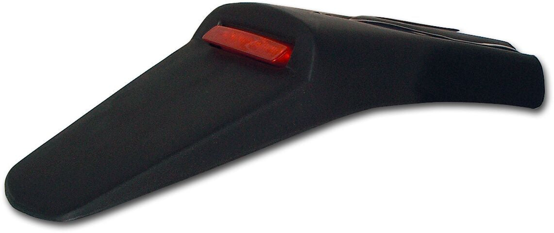 UFO LICENSE PLATE HOLDER W/ RED LED-TAILLIGHT (E11 & DOT) BLACK PP01217#001