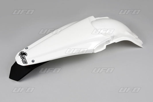 UFO ENDURO REAR FENDER W/ LED-LIGHT KAWASAKI KXF250/450 WHITE KA04722#047