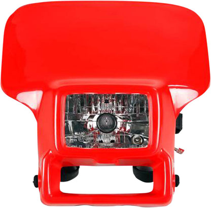 UFO HEADLIGHT HALOGEN HONDA RED HO03615#069