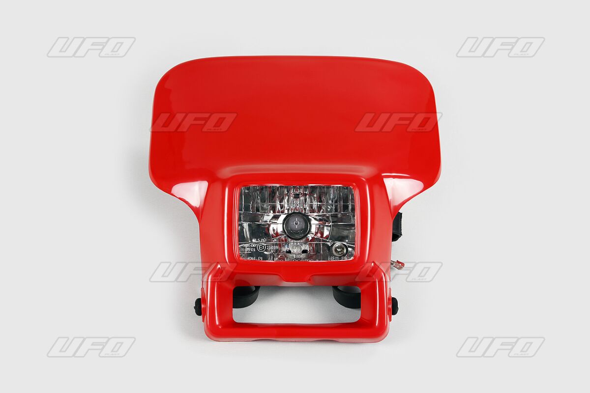 UFO HEADLIGHT HALOGEN HONDA RED HO03615#069