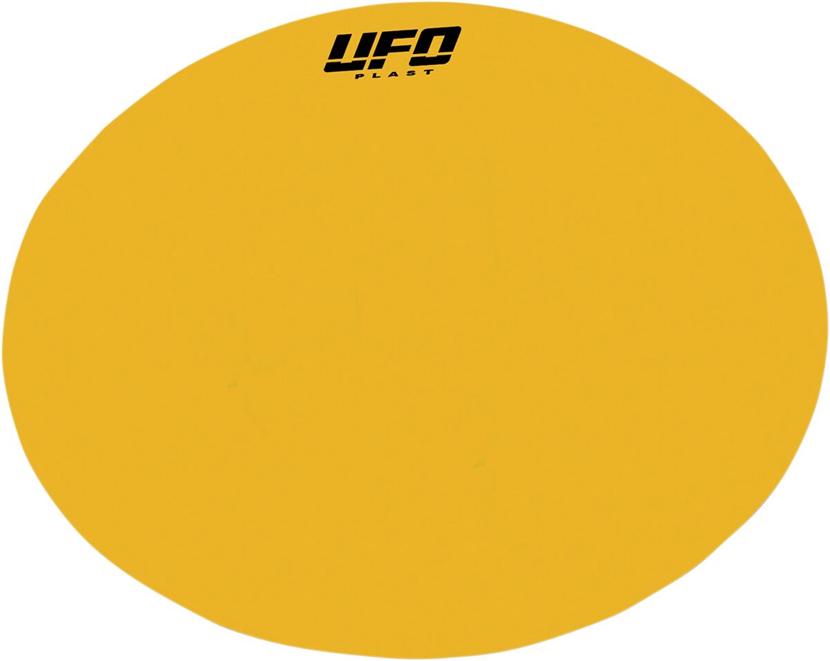UFO VINTAGE OVAL STICKER FOR OVAL NUMBER PLATES YELLOW ME08050#D