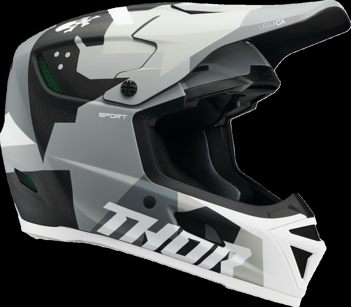 THOR HLMT R-SPRT CBN BRAVE GY/WH LG 0110-8760