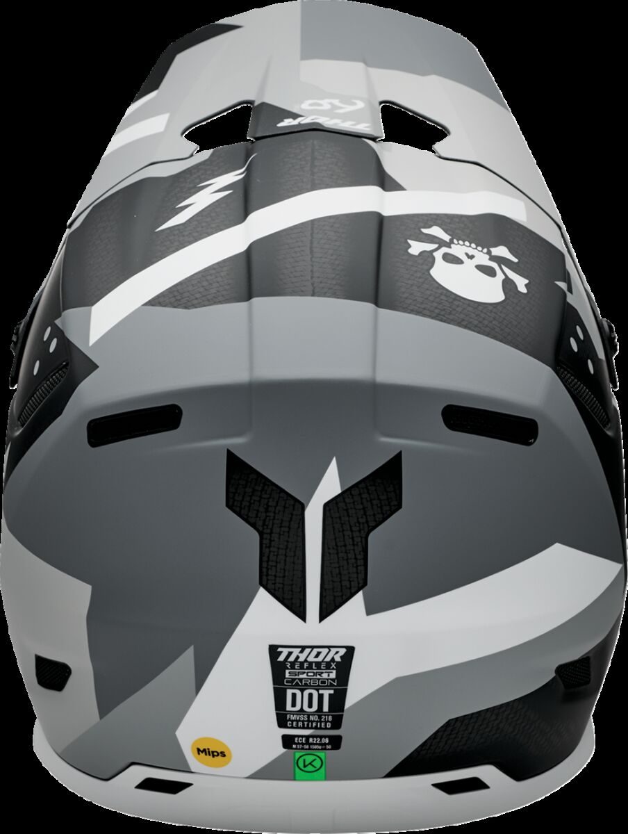 THOR HLMT R-SPRT CBN BRAVE GY/WH LG 0110-8760