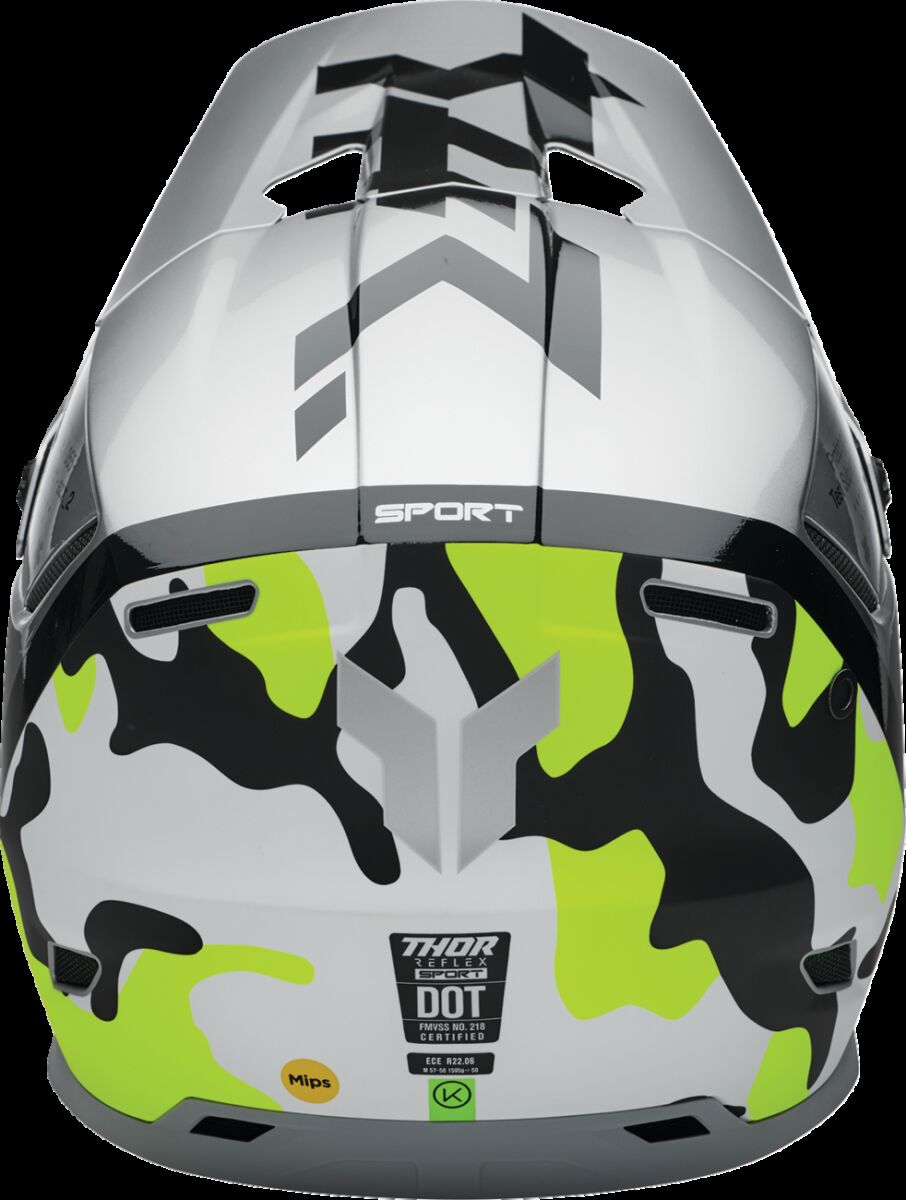 THOR HELMET REFLEX SPORT RIOT GY/AC 0110-8772