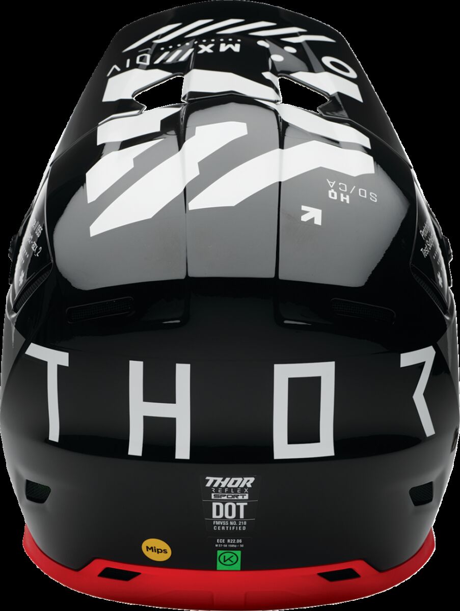 THOR HELMET REFLEX SPORT STRIKE BK/ 0110-8785
