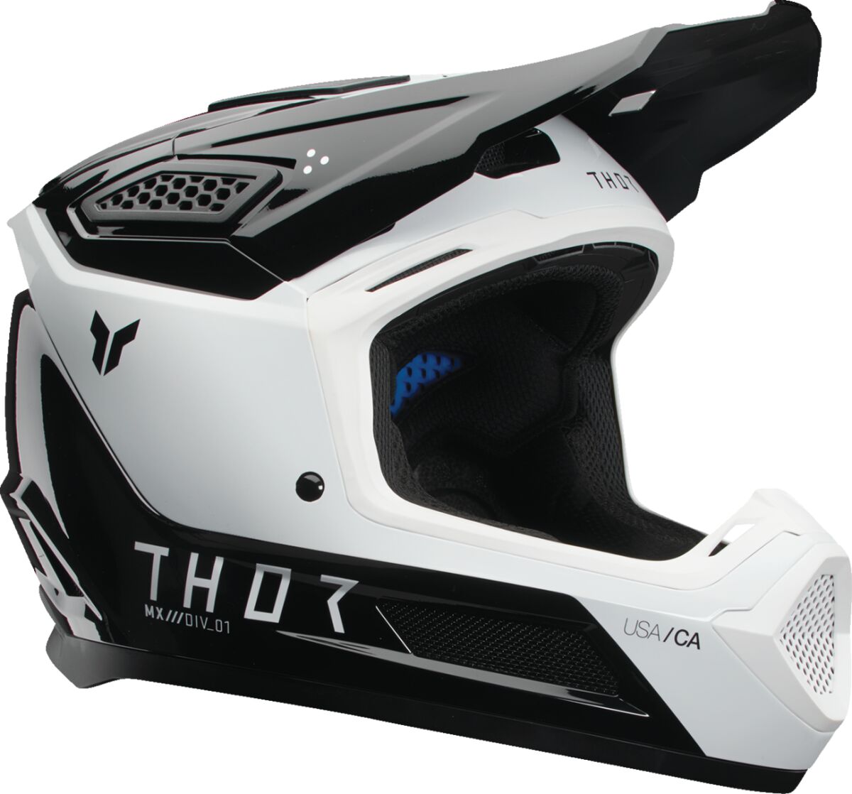 THOR HELMET FLEET STORM BK/WH XL 0110-8914