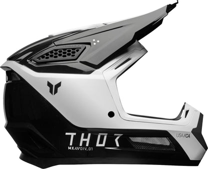 THOR HELMET FLEET STORM BK/WH XL 0110-8914