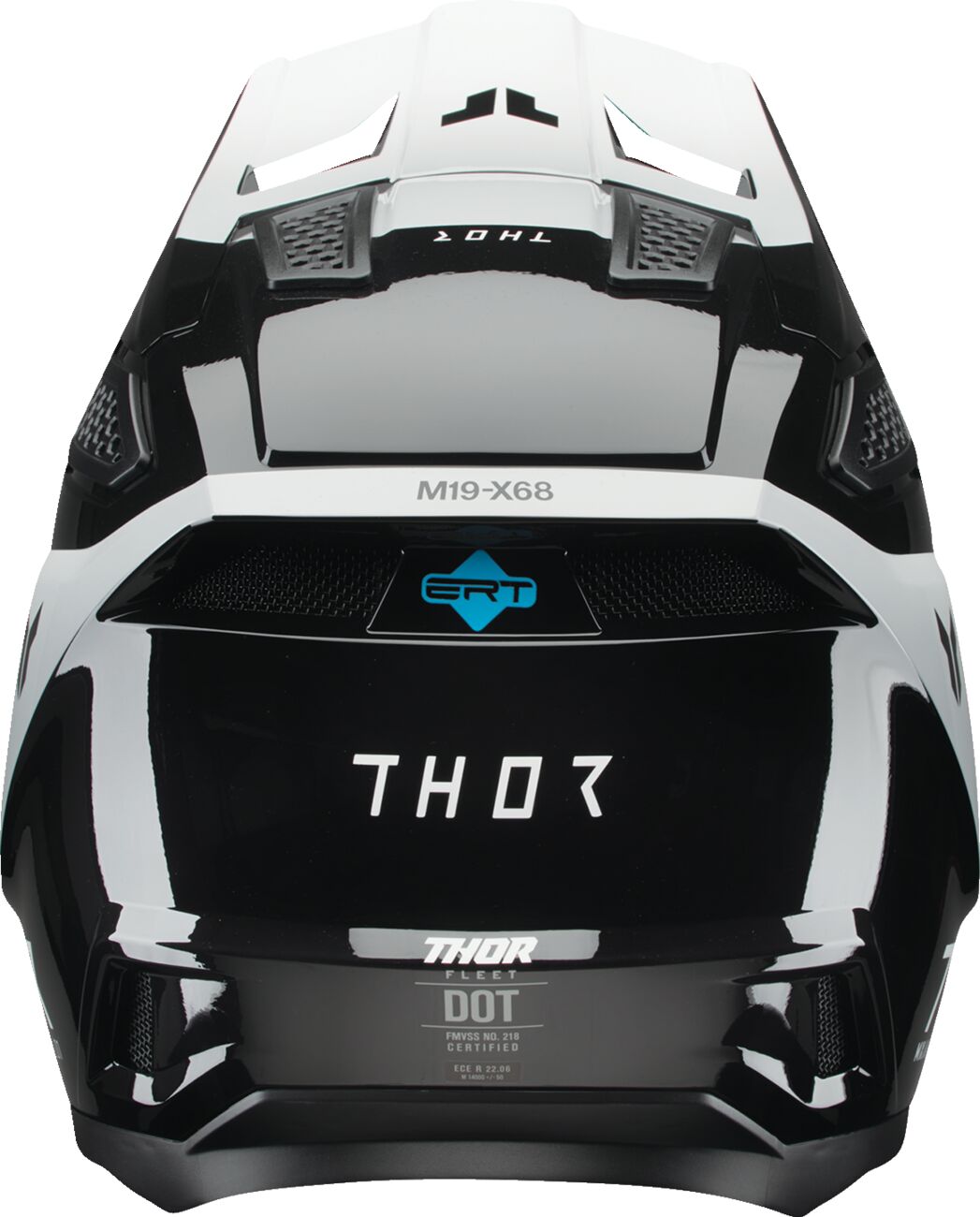 THOR HELMET FLEET STORM BK/WH XL 0110-8914