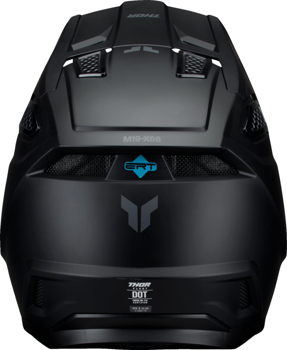 THOR HELMET FLEET BLACKOUT MATTE 2X 0110-9386