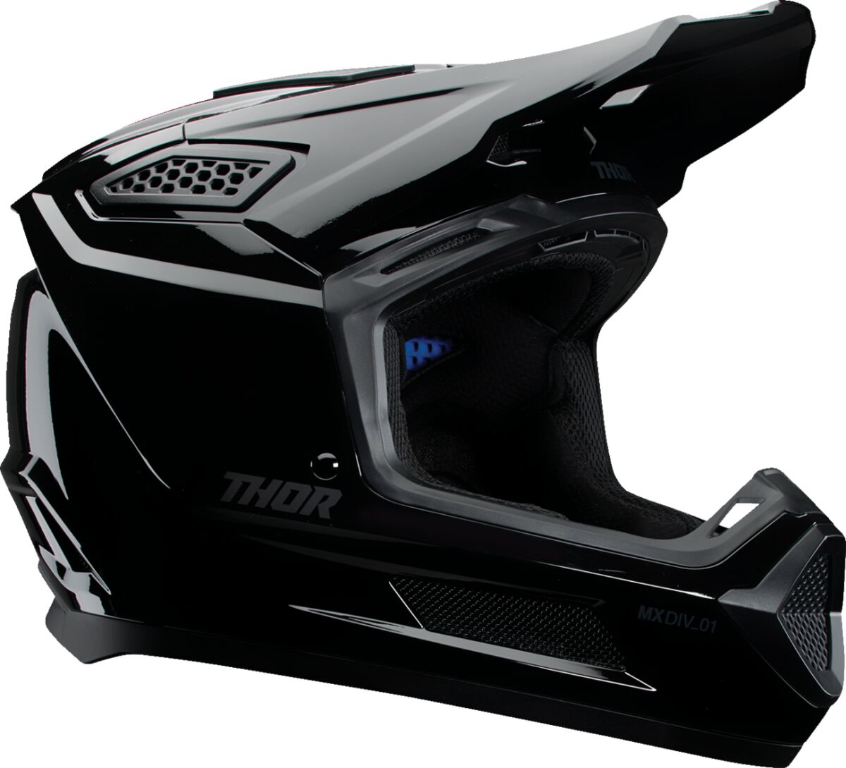 THOR HELMET FLEET BLACKOUT GLOSS MD 0110-9389
