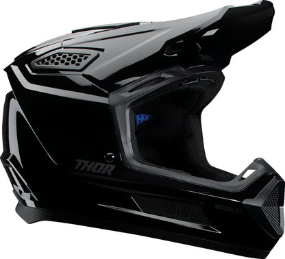 THOR HELMET FLEET BLACKOUT GLOSS LG 0110-9390