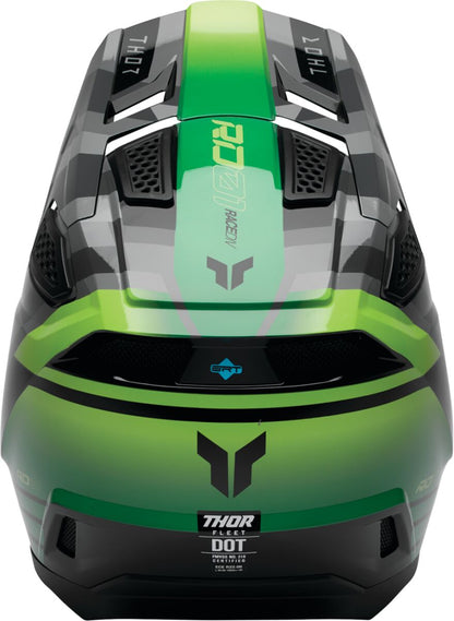 THOR HELMET FLEET CAMBER BK/GN SM 0110-9400