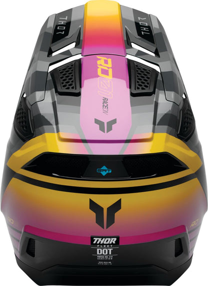 THOR HELMET FLEET CAMBER BK/MG XL 0110-9409