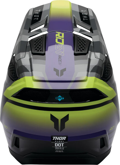 THOR HELMET FLEET CAMBER BK/PR 2X 0110-9416