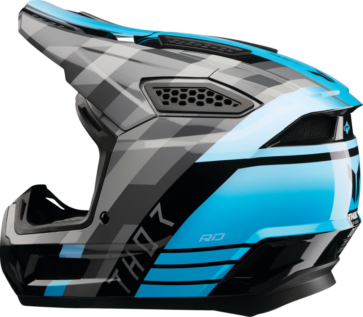 THOR HELMET FLEET CAMBER BK/TL MD 0110-9419