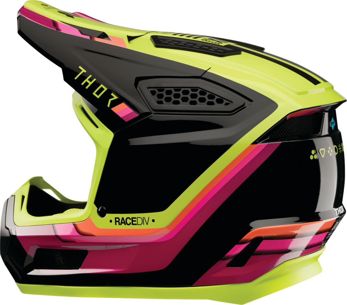 THOR HELMET FLEET DEFY BK/AC XS 0110-9423