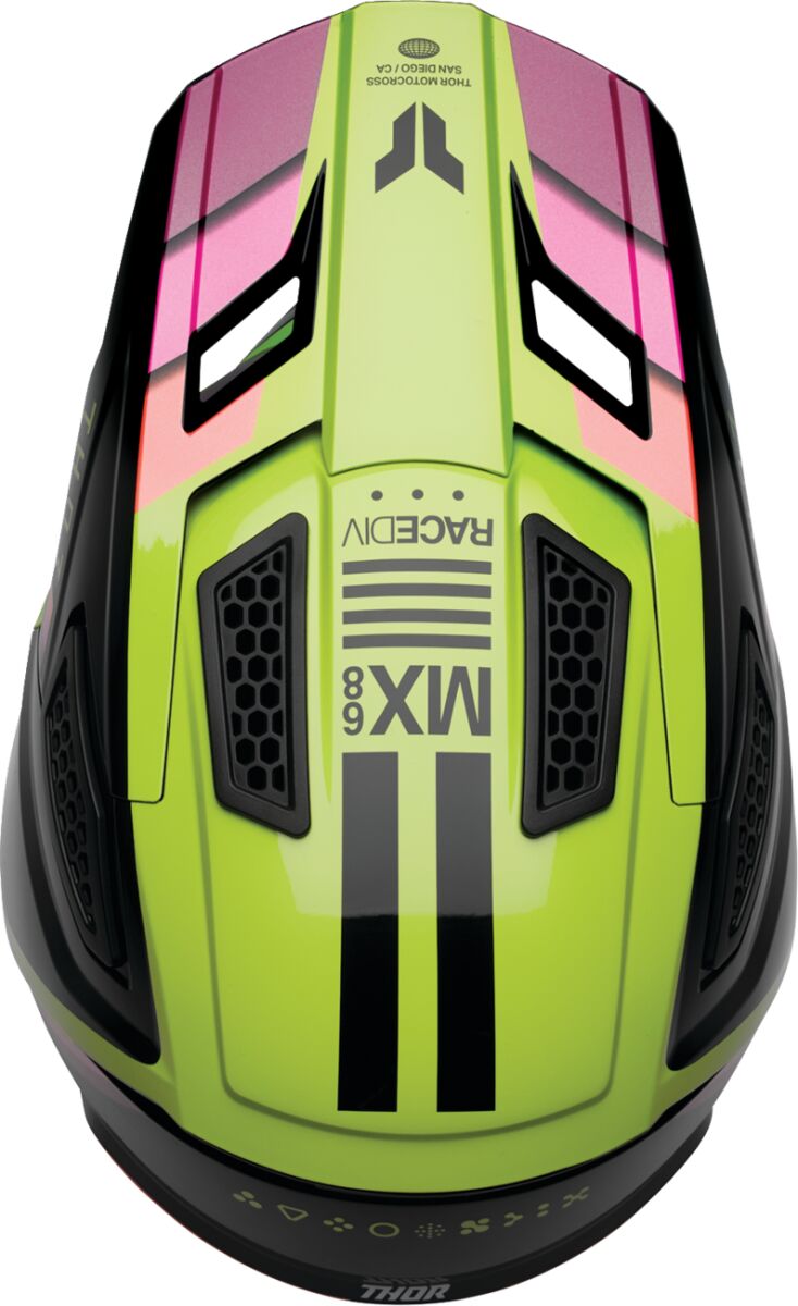 THOR HELMET FLEET DEFY BK/AC SM 0110-9424
