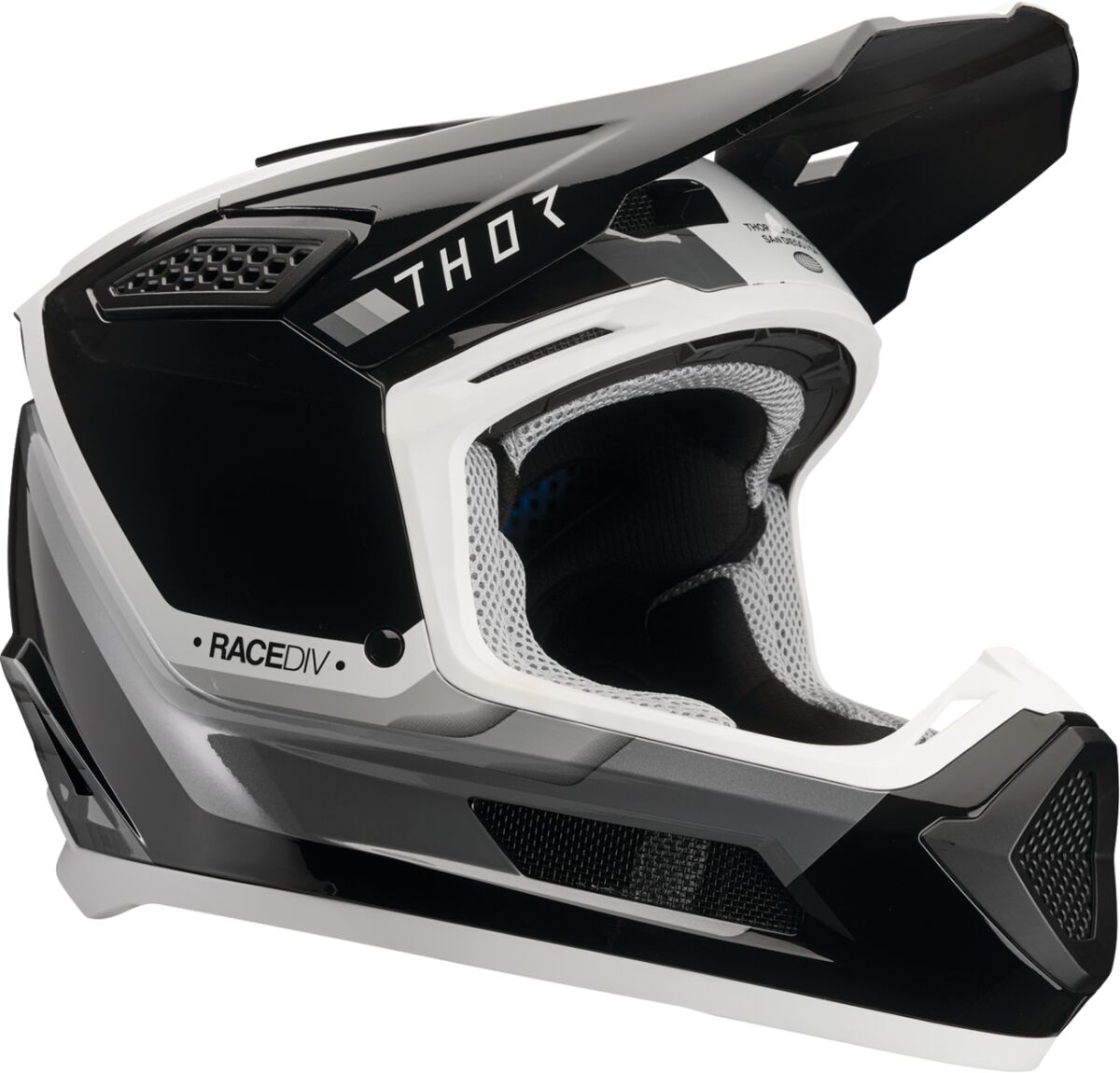 THOR HELMET FLEET DEFY BK/WH SM 0110-9430