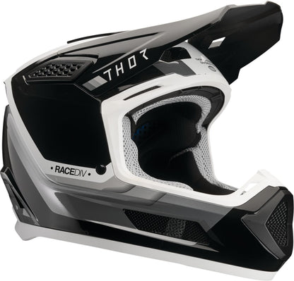 THOR HELMET FLEET DEFY BK/WH MD 0110-9431