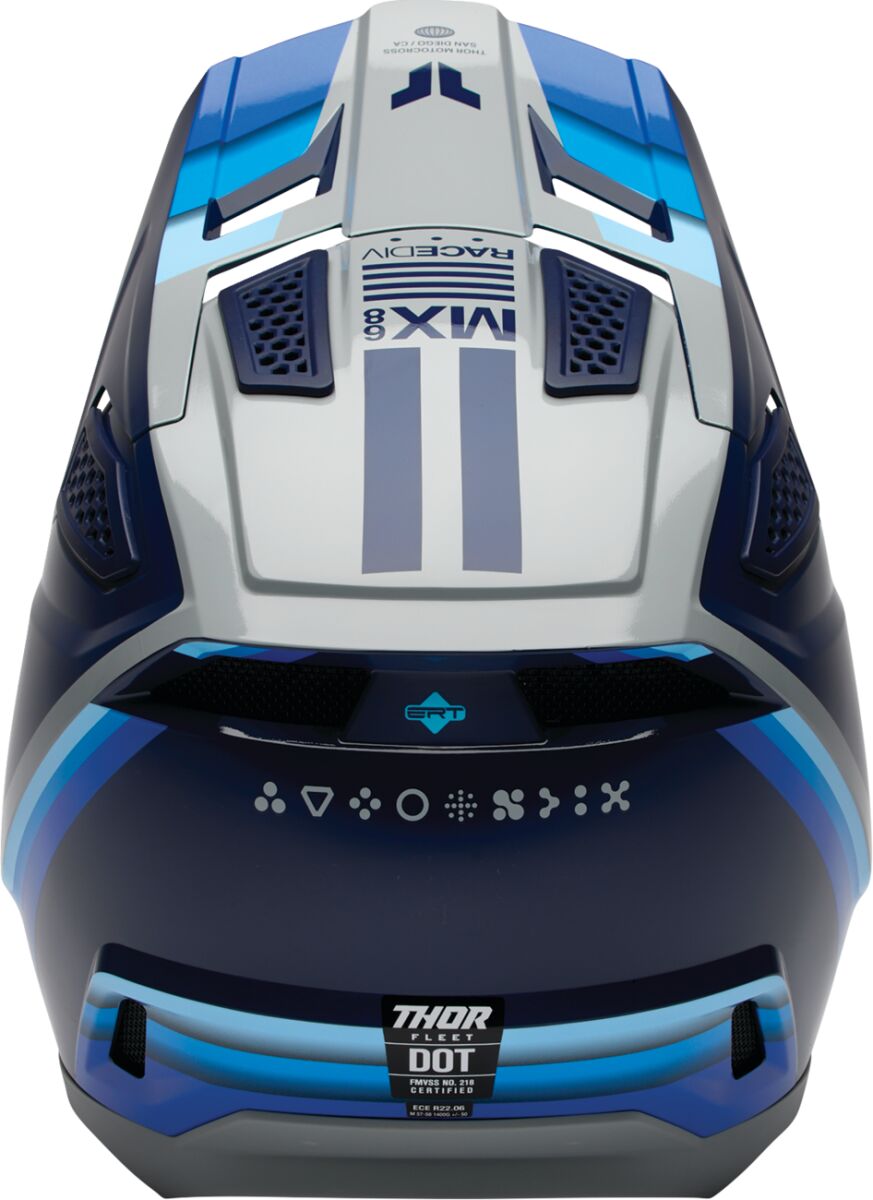 THOR HELMET FLEET DEFY BL/GY SM 0110-9436