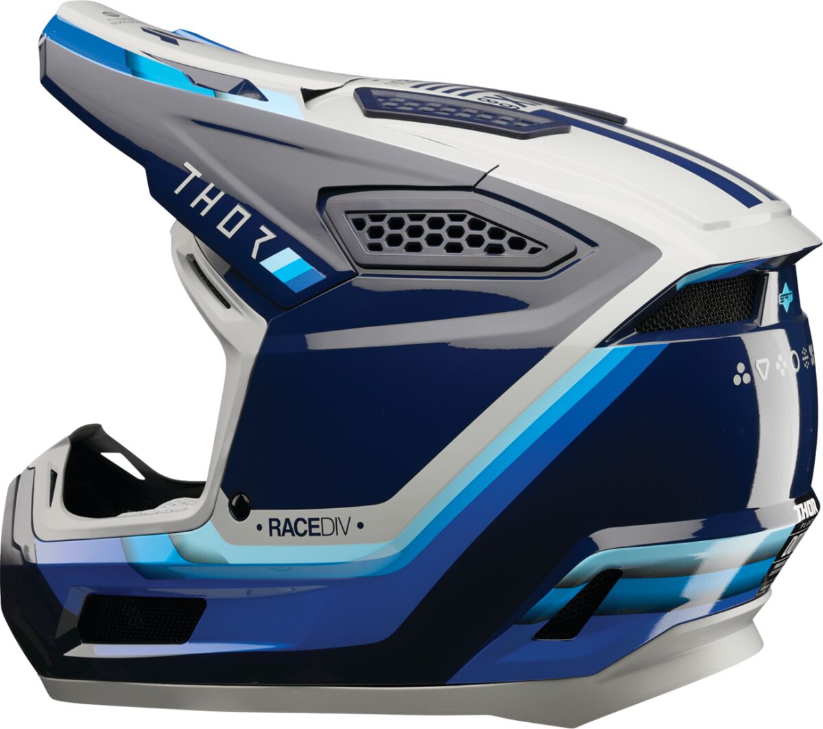 THOR HELMET FLEET DEFY BL/GY XL 0110-9439
