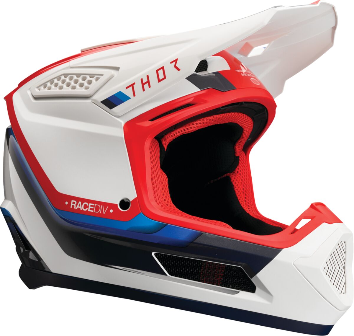 THOR HELMET FLEET DEFY WH/RD/BL XL 0110-9445