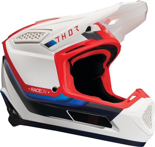 THOR HELMET FLEET DEFY WH/RD/BL XL 0110-9445
