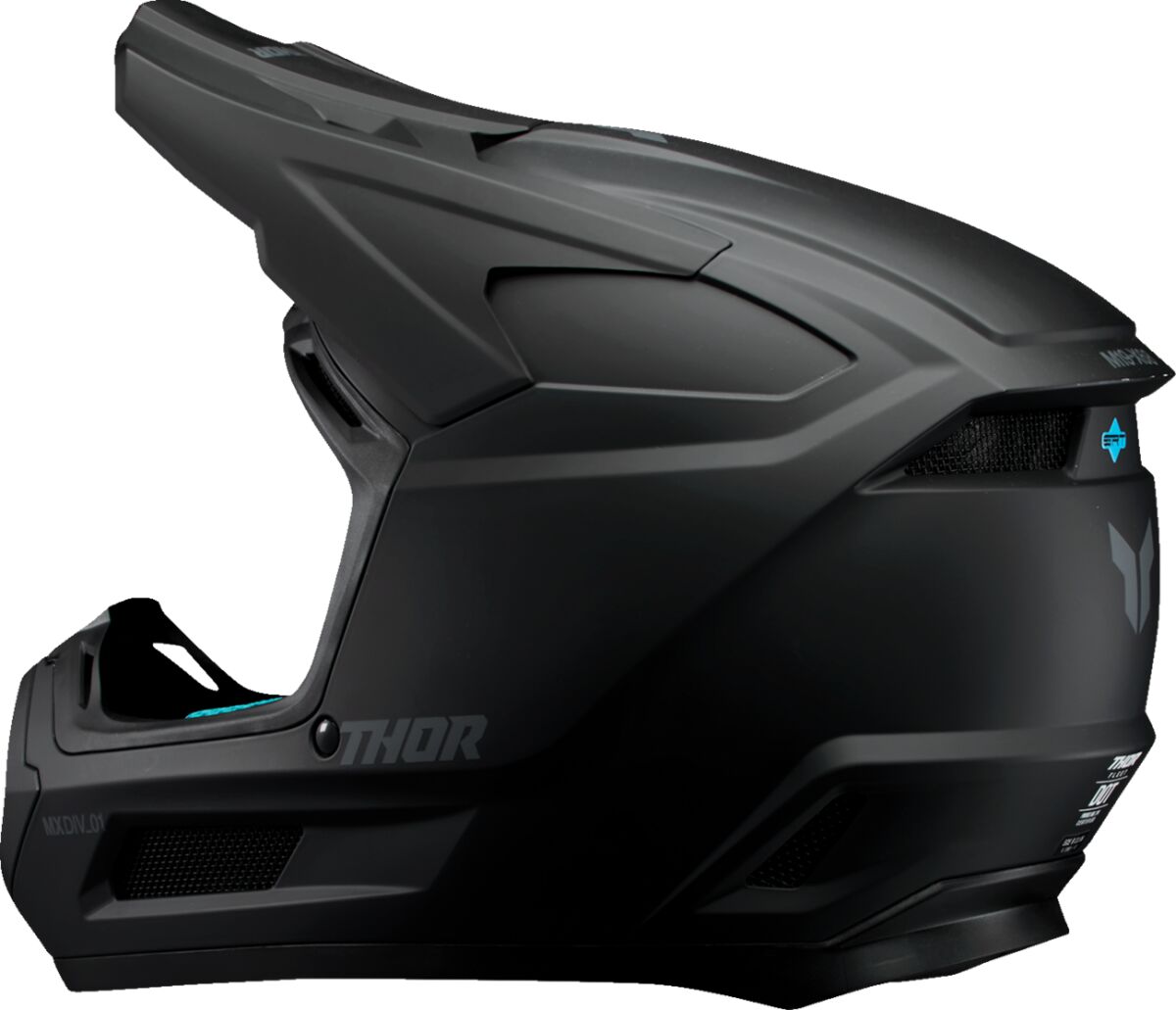 THOR HELMET FLEET YOUTH BLACKOUT S 0111-1674