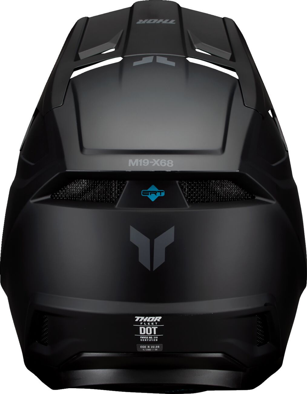 THOR HELMET FLEET YOUTH BLACKOUT M 0111-1675