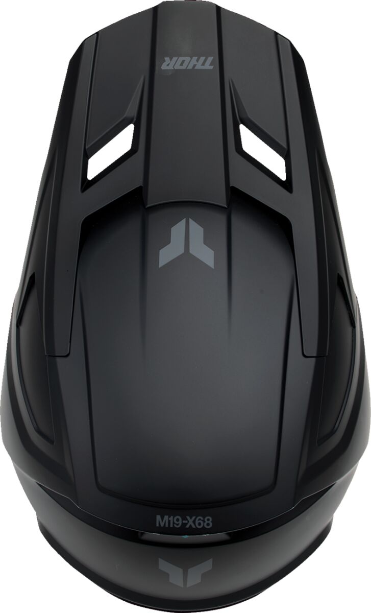THOR HELMET FLEET YTH BLACKOUT MATT 0111-1752