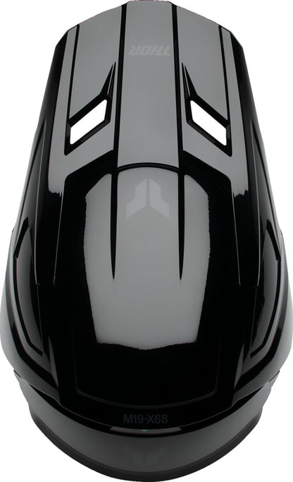 THOR HELMET FLEET YTH BLACKOUT GLOS 0111-1753