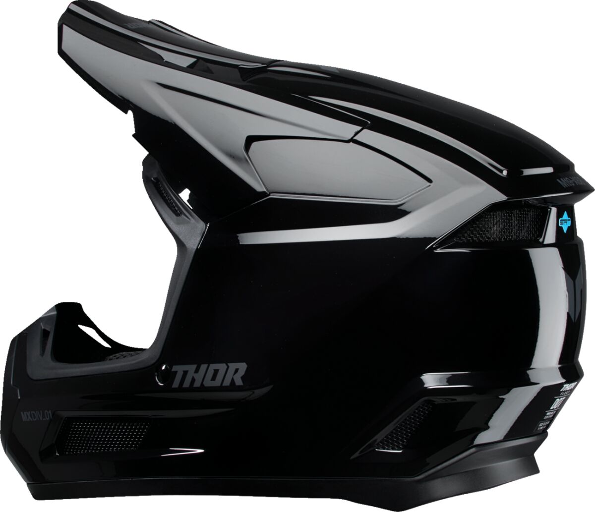 THOR HELMET FLEET YTH BLACKOUT GLOS 0111-1753