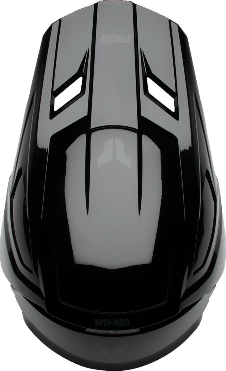 THOR HELMET FLEET YTH BLACKOUT GLOS 0111-1754