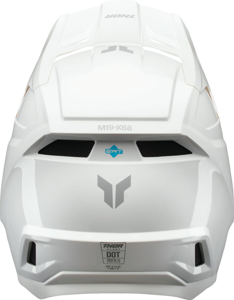 THOR HELMET FLEET YTH WHITEOUT GLOS 0111-1758